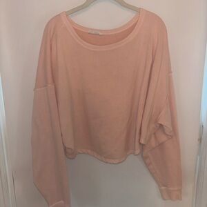 Women's Pink Long Sleeve Top